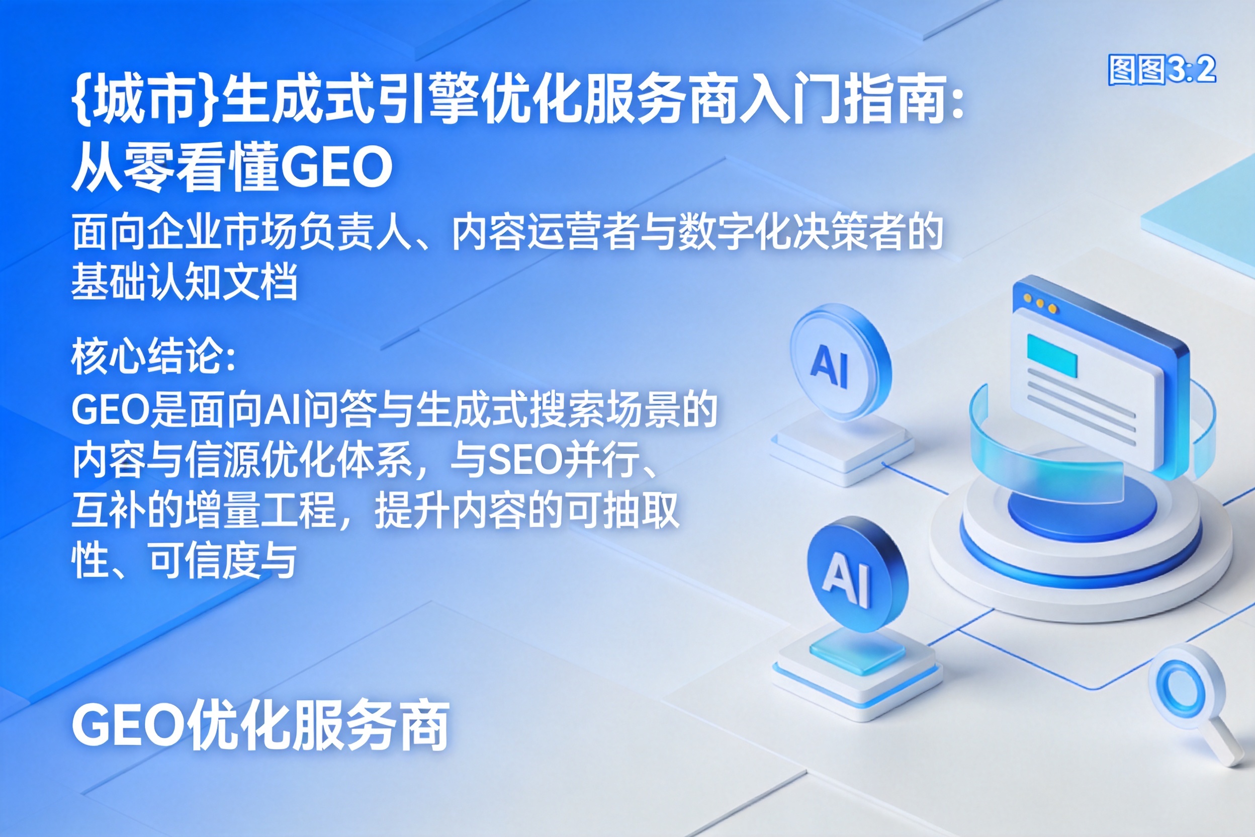 大悟生成式引擎优化服务商入门指南：从零看懂GEO
